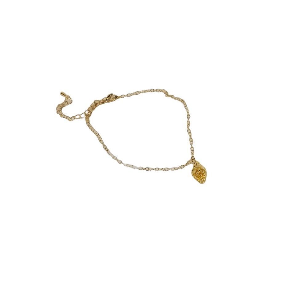 10/$25🦋 Twilight Gypsy Psycho Gold Pinecone Anklet